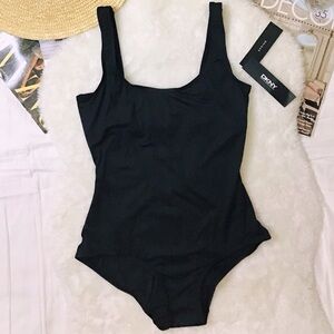 DKNY Spring Black Swimsuit NWT